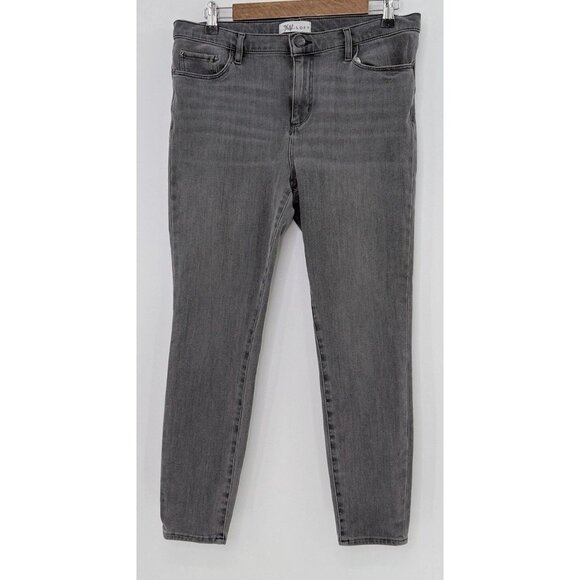 Ann Taylor Loft Women’s Gray Stretch Leggings Jeans Size 31/12‎ Comfort Normcore - Picture 1 of 9